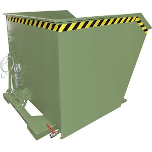 Spänebehälter GU-E, Volumen 2 m³, resedagrün eurokraft pro Image
