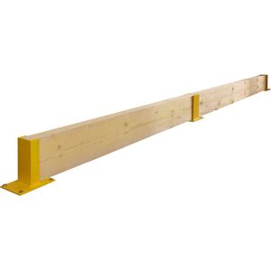 Rammschutz-Bohle, aus Tannenholz, LxBxH 2400 x 75 x 225 mm Mottez Image