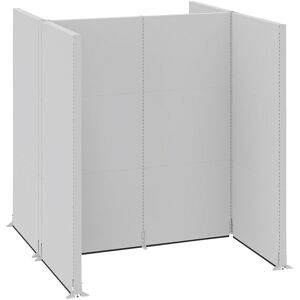 kaiserkraft Akustik-Stellwand, Industrie, Komplettmodule, LxBxH 2900 x 2670 x 3000 mm Image