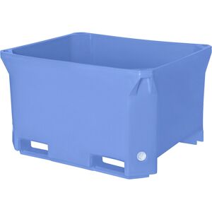 kaiserkraft Isolierter Container, Form G, Inhalt 620 l, LxBxH 1230 x 1030 x 750 mm, blau Image
