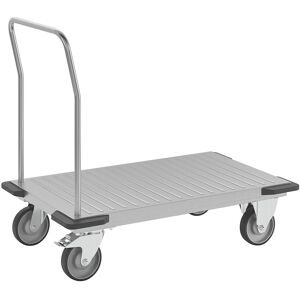 Edelstahl-Plattformwagen, Tragfähigkeit 350 kg, Ladefläche 1000 x 600 mm eurokraft pro Image