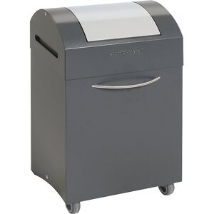 kaiserkraft Wertstoffsammler, flammverlöschend, BxT 380 x 320 mm, Volumen 45 l, Einwurf lichtgrau Image