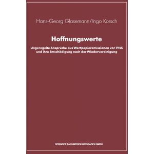 Betriebswirtschaftlicher Verlag Gabler Hoffnungswerte Image