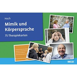 Roman Hoch - Mimik und Körpersprache: 75 Therapiekarten mit 36-seitigem Booklet - Preis vom 18.09.2025 05:07:49 h Image