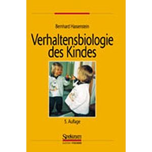 Bernhard Hassenstein - Verhaltensbiologie des Kindes - Preis vom 18.09.2025 05:07:49 h Image