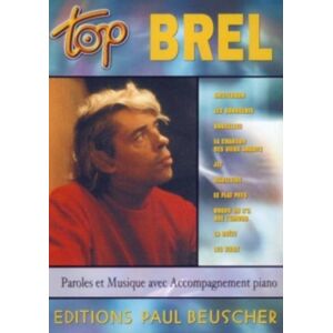 Jacques Brel - Partition : Top Brel - Preis vom 18.09.2025 05:07:49 h Image
