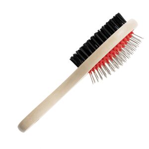 zooplus Exclusive Ovale Bürste zweiseitig L22x B6cm Hund Image