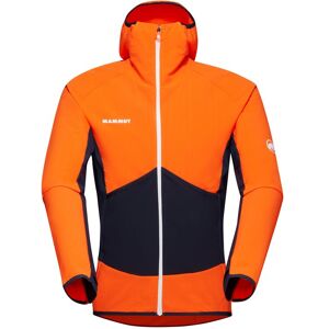 Mammut Technische, windabweisende Hybridjacke Eiger Speed ML Hybrid Hooded Jacket Herren Orange S Image