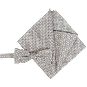 Cg - Club Of Gents Geschenkset Mit Masche Und Stecktuch Beige   Herren   80-802 N6 Image