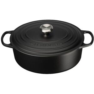 LE CREUSET Bräter oval SIGNATURE 35cm 8,9l (Schwarz) schwarz EG Image