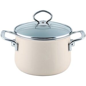 RIESS Fleischtopf mit Glasdeckel NOUVELLE 24cm/6,5l  Avorio beige EG Image
