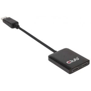 Club 3D CSV-6200H - Multi Stream Transport Hub DisplayPort 1.2 Dual Monitor to HDMI Image