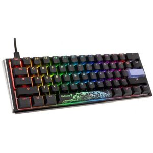 DuckyChannel Ducky One 3 Classic Black/White Mini Gaming Tastatur, RGB LED - MX-Red (US) Image