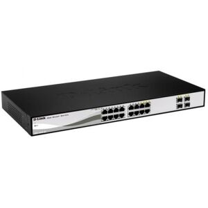 D-Link DGS-1210-16 16-Port Gigabit Smart Switch, 4x Comboport, ohne Lüfter Image