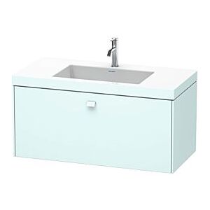 Duravit Brioso c-bonded Waschtisch mit Unterbau BR4602N0909, 100x48, Lichtblau Matt, ohne Hahnloch Image