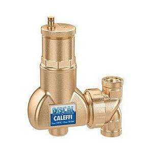 Caleffi Discal Mikroblasenabscheider 551705 3/4" IG, Messing-Gehäuse, für horizontale und vertikale Rohrleitungen Image