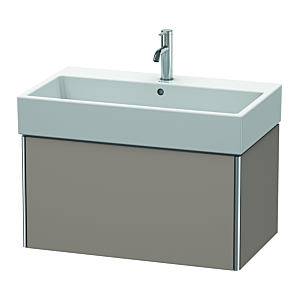 Duravit XSquare Waschtisch-Unterschrank XS409504343 78,4x39,7x46cm, 1 Auszug, Basalt matt Image