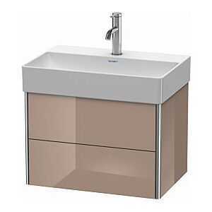 Duravit XSquare Waschtisch-Unterschrank XS416708686 58,4x39,7x39cm, 2 Schubkästen, cappuccino hochglanz Image
