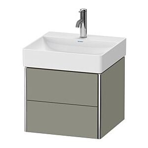 Duravit XSquare Waschtisch-Unterschrank XS416009292 48,4x39,7x46cm, 2 Schubkästen, Steingrau seidenmatt Image