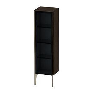 Duravit XViu Halbhochschrank XV1367RB169 40x36x133cm, Glastür, champagner matt, Tür rechts, nussbaum gebürstet Image