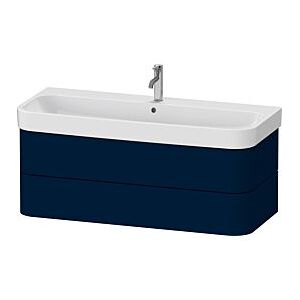 Duravit Happy D.2 Plus Waschtisch-Unterschrank HP4389098980000 117,5 x 49 cm, nachtblau seidenmatt, 2 Schubkästen Image