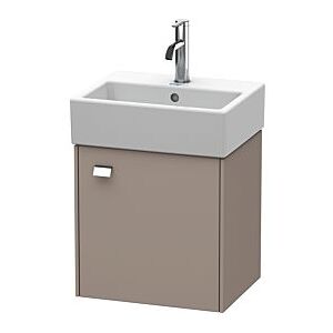 Duravit Brioso Waschtischunterbau BR4050R1043 434x339mm, Basalt Matt, Tür rechts, Griff Chrom Image