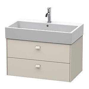 Duravit Brioso Waschtischunterbau BR415509191 784x459mm, Taupe, 2 Auszüge Image