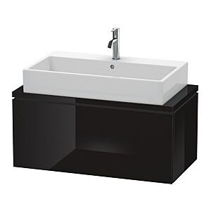 Duravit L-Cube Waschtisch-Unterschrank LC580304040 92 x 47,7 cm, schwarz hochglanz, für Konsole, 1 Auszug Image