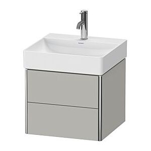 Duravit XSquare Waschtisch-Unterschrank XS416000707 48,4x39,7x46cm, 2 Schubkästen, Betongrau matt Image