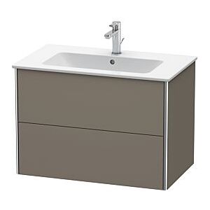 Duravit XSquare Waschtisch-Unterschrank XS417209090 81x56x47,8cm, 2 Schubkästen, Flannel Grey seidenmatt Image