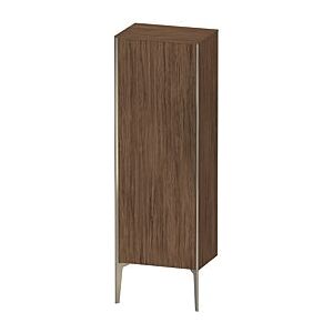 Duravit XViu Halbhochschrank XV1326RB121 50x36x133cm, champagner matt, Tür rechts, nussbaum dunkel Image