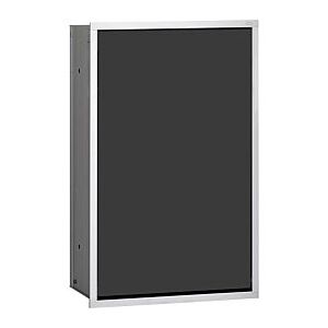 Emco Asis Modul 300 Abfallsammler 973227530 aluminium/schwarz, Unterputzmodell Image