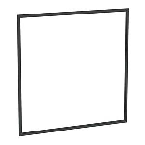 Geberit One Abdeckrahmen 505845003 120 cm, schwarz matt/Aluminium pulverbeschichtet, Unterputz-Montage Image