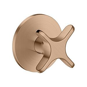 Hansgrohe AXOR One Absperrventil 48771310 Unterputz, brushed red gold, mit Kreuzgriff Image