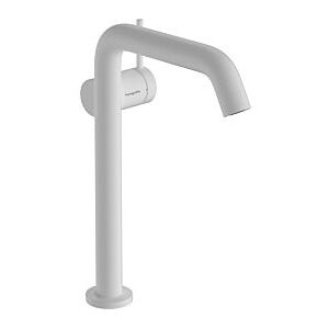Hansgrohe Tecturis S Waschtischarmatur 73373700 Ausladung 240mm, mit Push-Open-Ablaufgarnitur, mattweiß Image