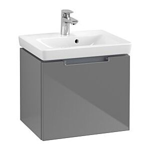 Villeroy und Boch Villeroy & Boch Subway 2.0 Waschtisch-Unterschrank A68510FP 48,5x42x38cm, 1 Auszug, Griff chrom, glossy grey Image