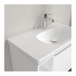 Villeroy und Boch Skyla Waschtisch 5A52R201 80x46cm, für 3-Loch-Armatur, ohne Überlauf, Weiß Alpin Image