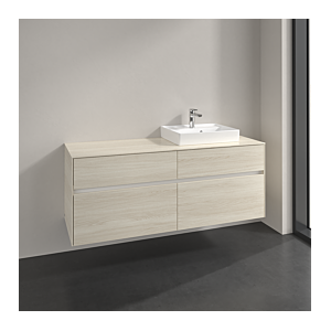 Villeroy und Boch Collaro Waschtischunterschrank C07500AA 140x54,8x50cm, Waschtisch rechts, white oak Image