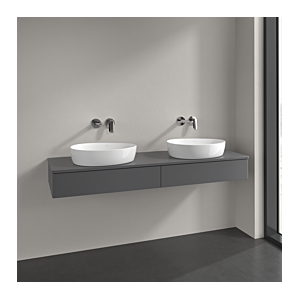 Villeroy und Boch Antao Waschtisch-Unterschrank L17010GK 160x19x50cm, Waschbeckenplattenfarbe Lack, anthracite matt lacquer Image