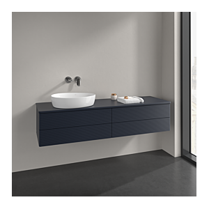 Villeroy und Boch Antao Waschtisch-Unterschrank L26110HG 160x36x50cm, Waschbeckenplattenfarbe Lack, midnight blue matt lacquer, mit Beleuchtung Image
