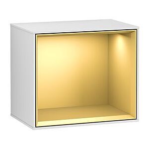 Villeroy und Boch Finion Regalmodul F580HFMT 41,8x35,6x27cm, Regal Gold Matt, White matt lacquer Image