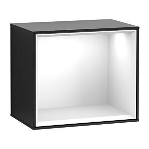 Villeroy und Boch Finion Regalmodul F590GFPD 41,8x35,6x27cm, Ladestation, Regal Glossy White, Black matt lacquer Image