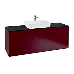 Villeroy und Boch Finion Waschtischunterschrank G44200HB 160x60,3cm, Emotion, Abdeckplatte black matt, Peony Matt Image