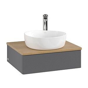 Villeroy und Boch Villeroy & Boch Antao Waschtischunterschrank 600x190x500mm K07151GK mit Struktur FK/AP: GK/1 Image