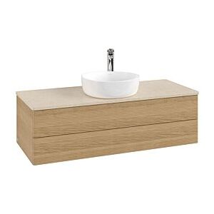 Villeroy und Boch Villeroy & Boch Antao Waschtischunterschrank 1200x360x500mm L21153HN mit Beleuchtung mit Struktur FK/AP: HN/3 Image