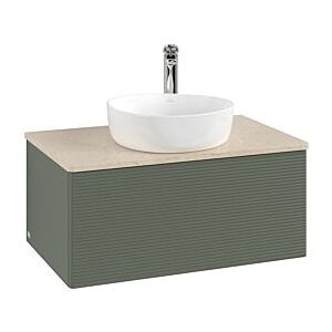 Villeroy und Boch Villeroy & Boch Antao Waschtischunterschrank 800x360x500mm L30153HL mit Beleuchtung mit Struktur FK/AP: HL/3 Image