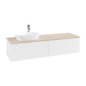 Villeroy und Boch Villeroy & Boch Antao Waschtischunterschrank 1600x360x500mm L37153MT mit Beleuchtung mit Struktur FK/AP: MT/3 Image