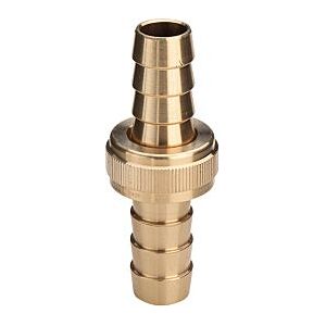 Viega Schlauchverschraubung 113384 1/2" x G 3/4, Messing, flachdichtend, Rändelüberwurfmutter Image