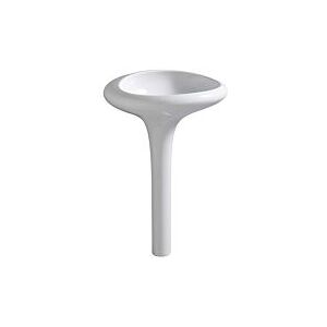 Vitra Istanbul Waschtisch 4251B403-0016 weiß VC, 60,5x62cm, integrierte Standsäule Image