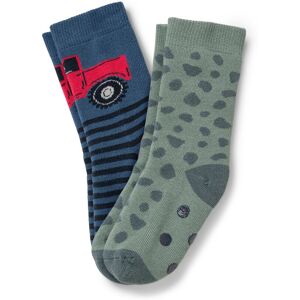 Tchibo - 2 Paar Kinder-Antirutsch-Socken - Herren - Gr. 31-34 - dunkelblau/jacquard Image